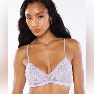 FLORAL LACE & MESH BRALETTE - Savage X Fenty